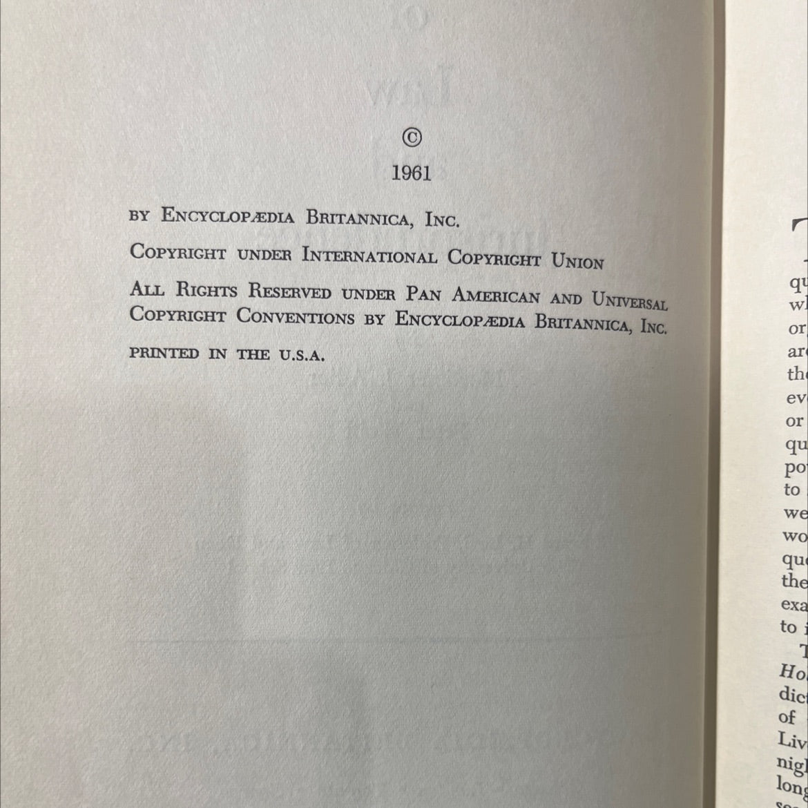 philosophy of law and jurisprudence book, by Mortimer J. Adler and Peter Wolff, 1961 Hardcover image 3