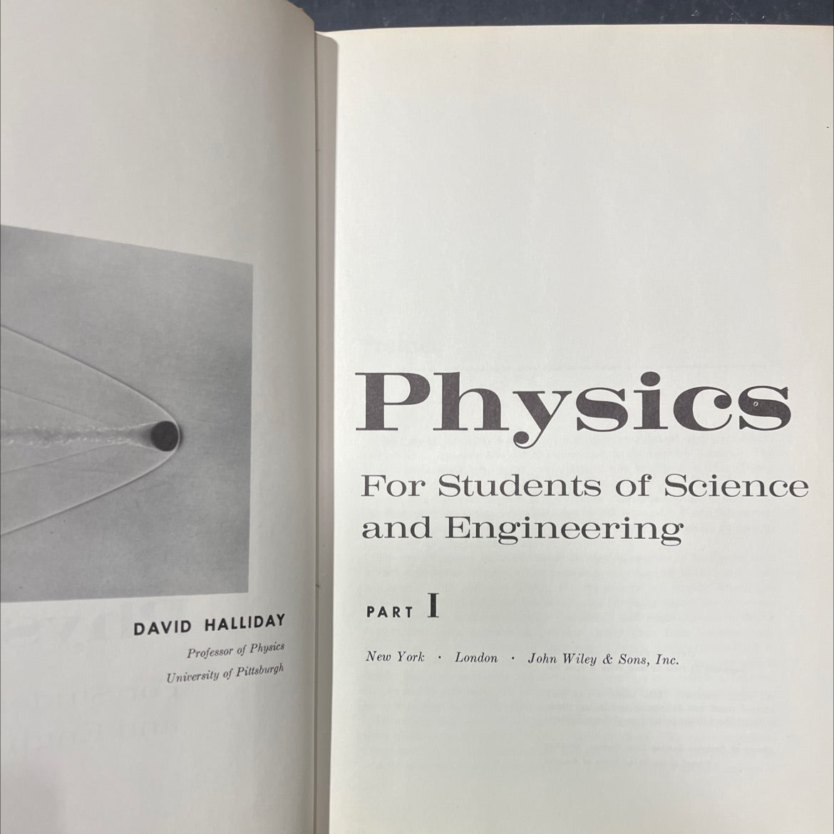 physics for students of science and engineering book, by david halliday, 1962 Hardcover image 2