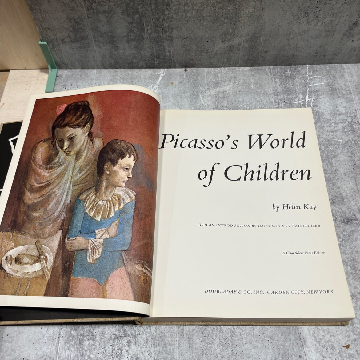 picasso's world of children book, by helen kay, 1970 Hardcover image 2