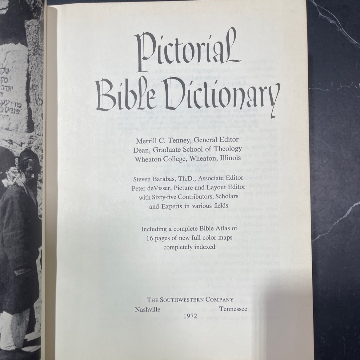 pictorial bible dictionary book, by merrill c. tenney, 1972 Hardcover image 2