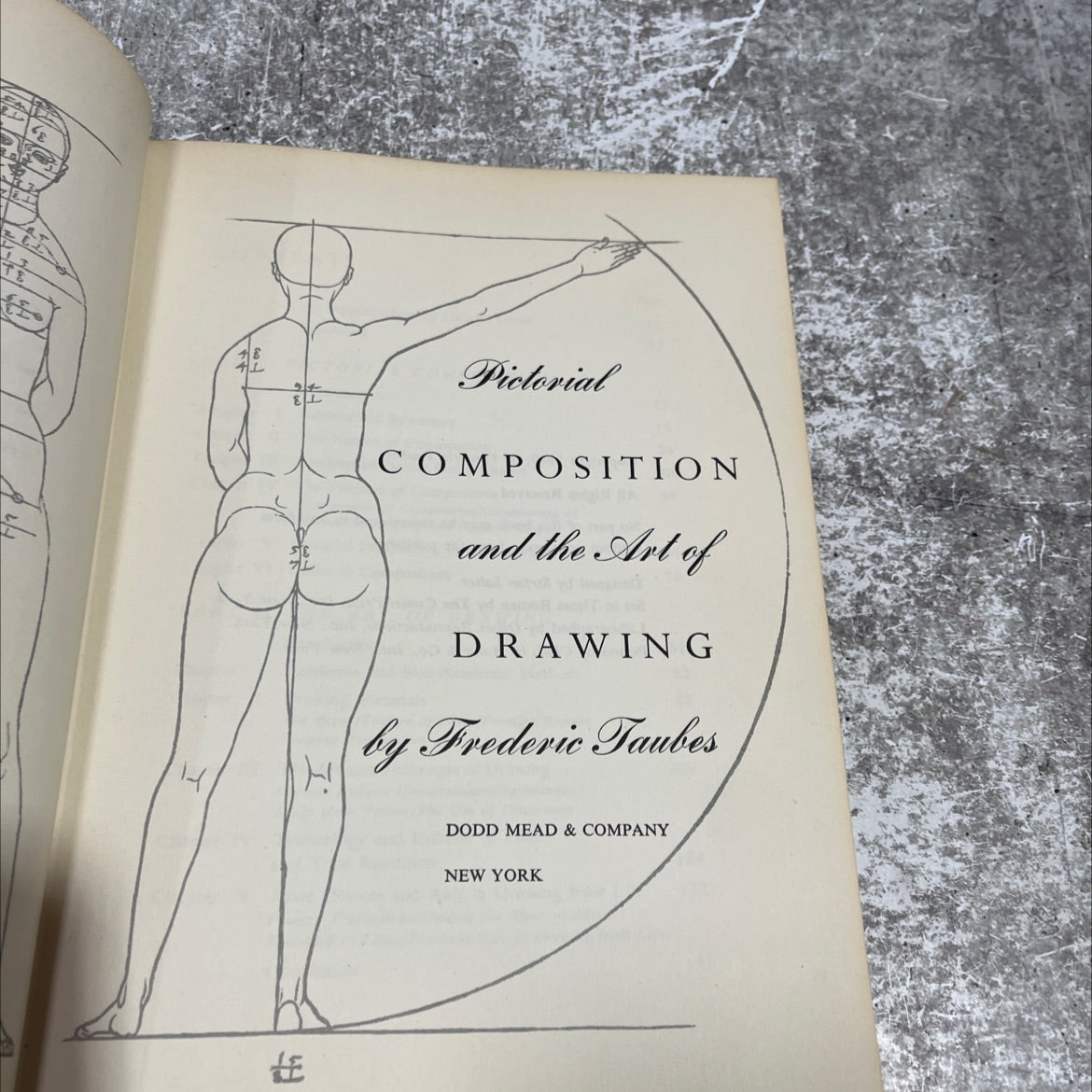 pictorial composition and the art of drawing book, by Frederic Taubes, 1949 Hardcover image 2