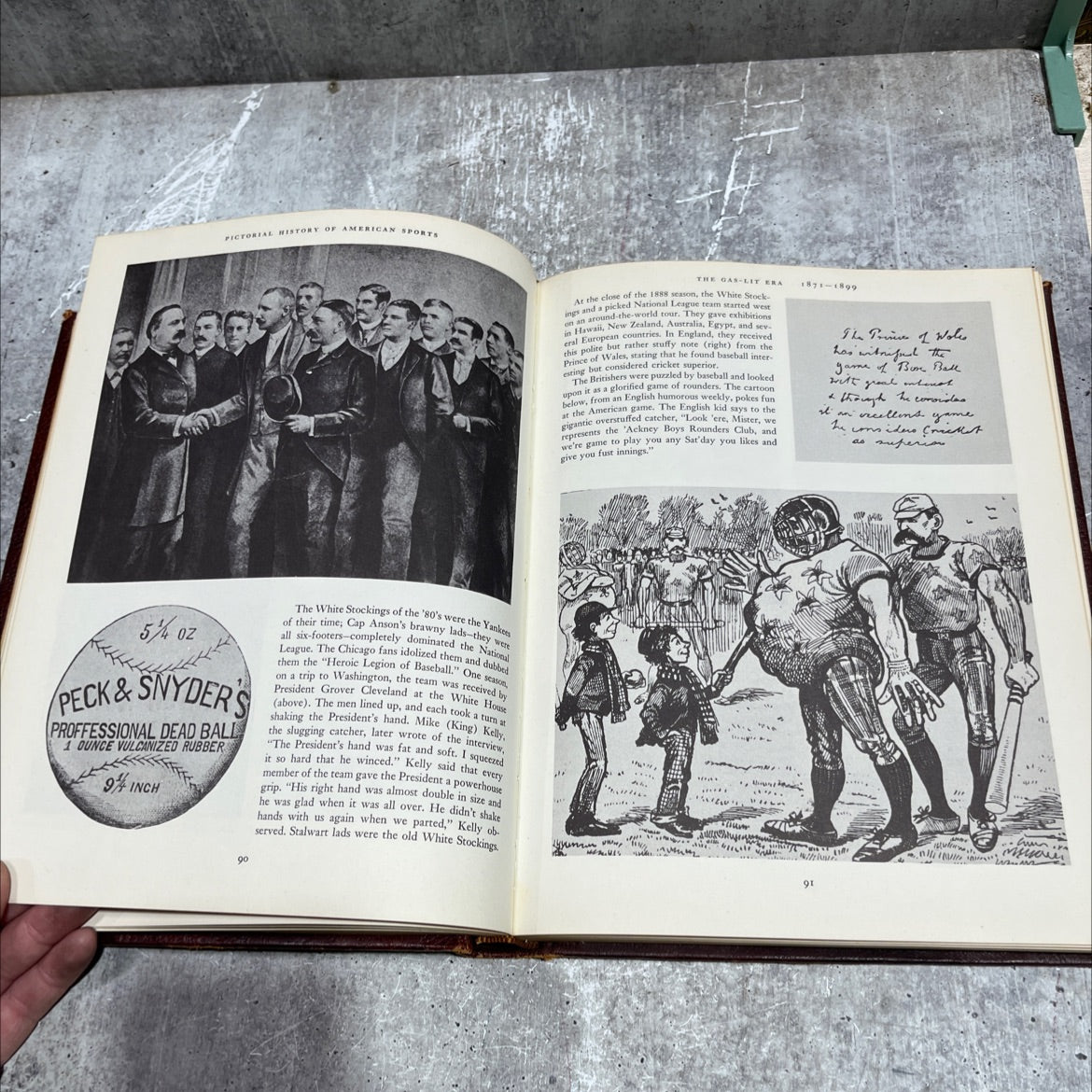 pictorial history of american sports from colonial times to the present book, by john durant and otto bettmann, 1952 image 4