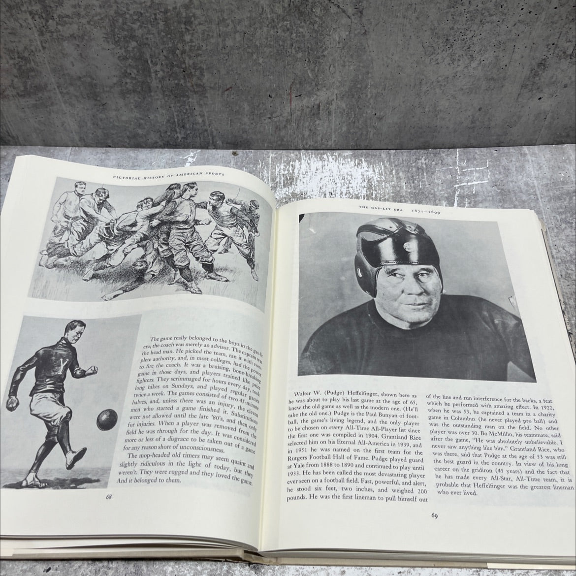 pictorial history of american sports from colonial times to the present book, by john durant and otto bettmann, 1973 image 4