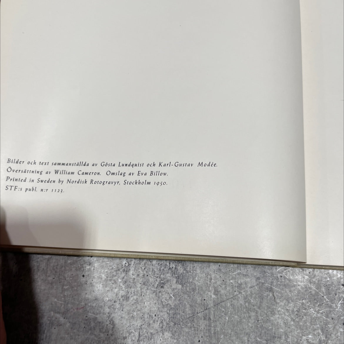 pictures from jämtland book, by gösta lundquist, karl-gustav modée, 1950 Hardcover image 3