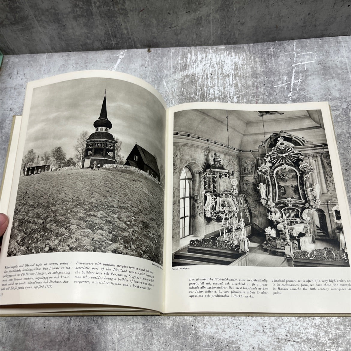 pictures from jämtland book, by gösta lundquist, karl-gustav modée, 1950 Hardcover image 4