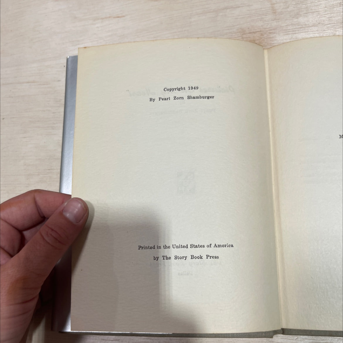 pictures on my heart book, by pearl zorn shamburger, 1949 Hardcover image 3