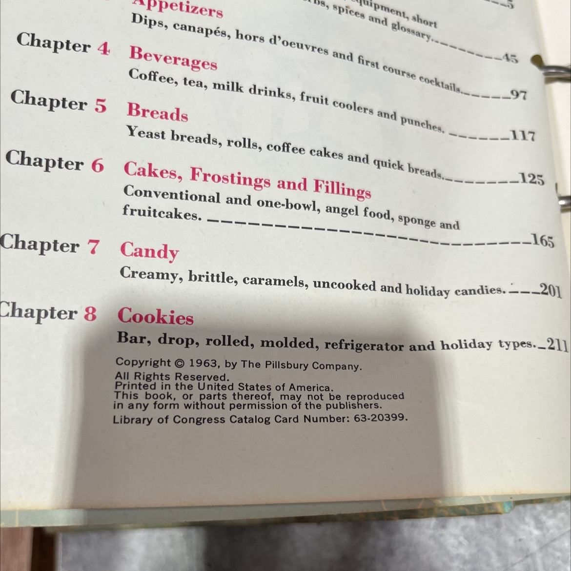 pillsbury family cook book book, by unknown, 1963 Hardcover image 3