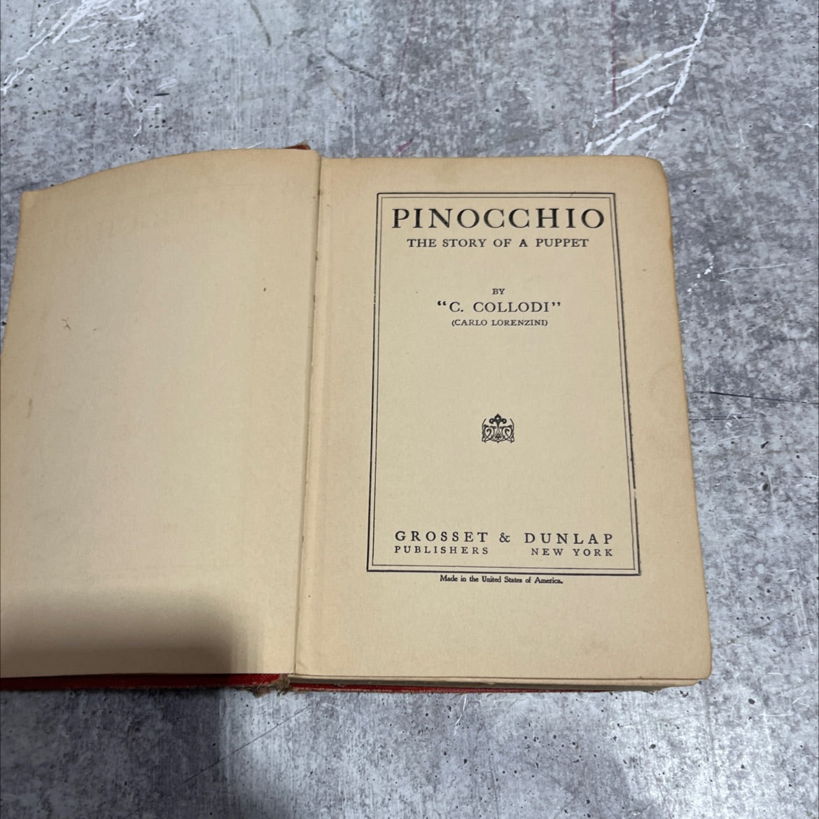 pinocchio the story of a puppet book, by c. collodi, 1970 Hardcover image 2