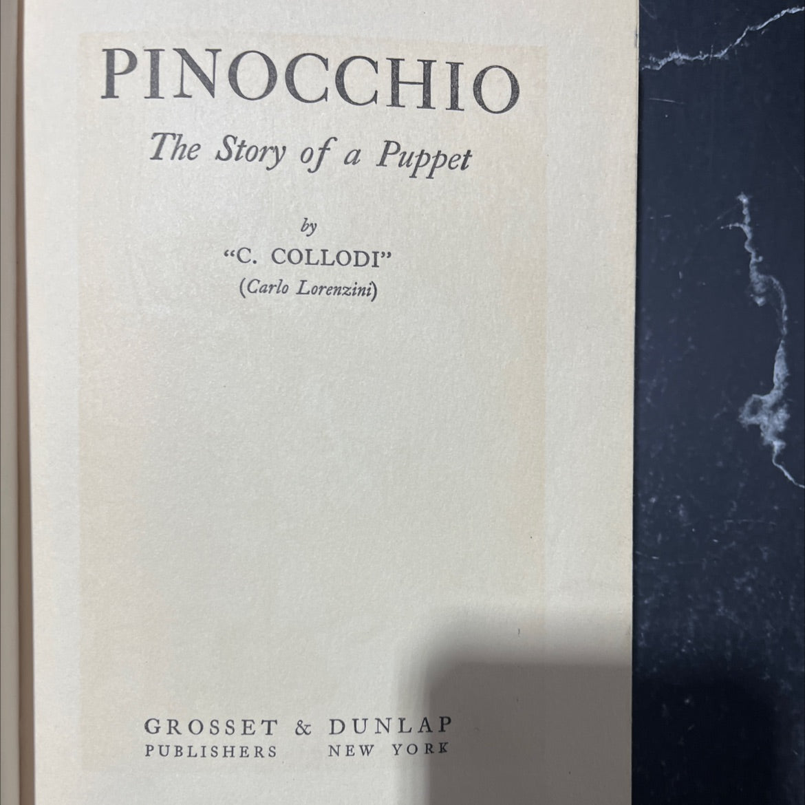 pinocchio the story of a puppet book, by c. collodi, 1970 Hardcover image 2