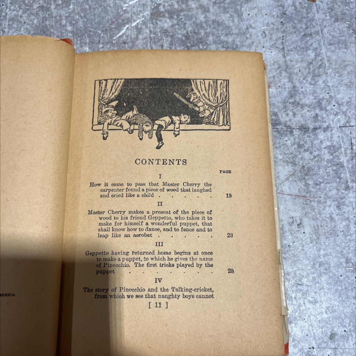 pinocchio book, by carlo collodi, 1970 Hardcover image 3