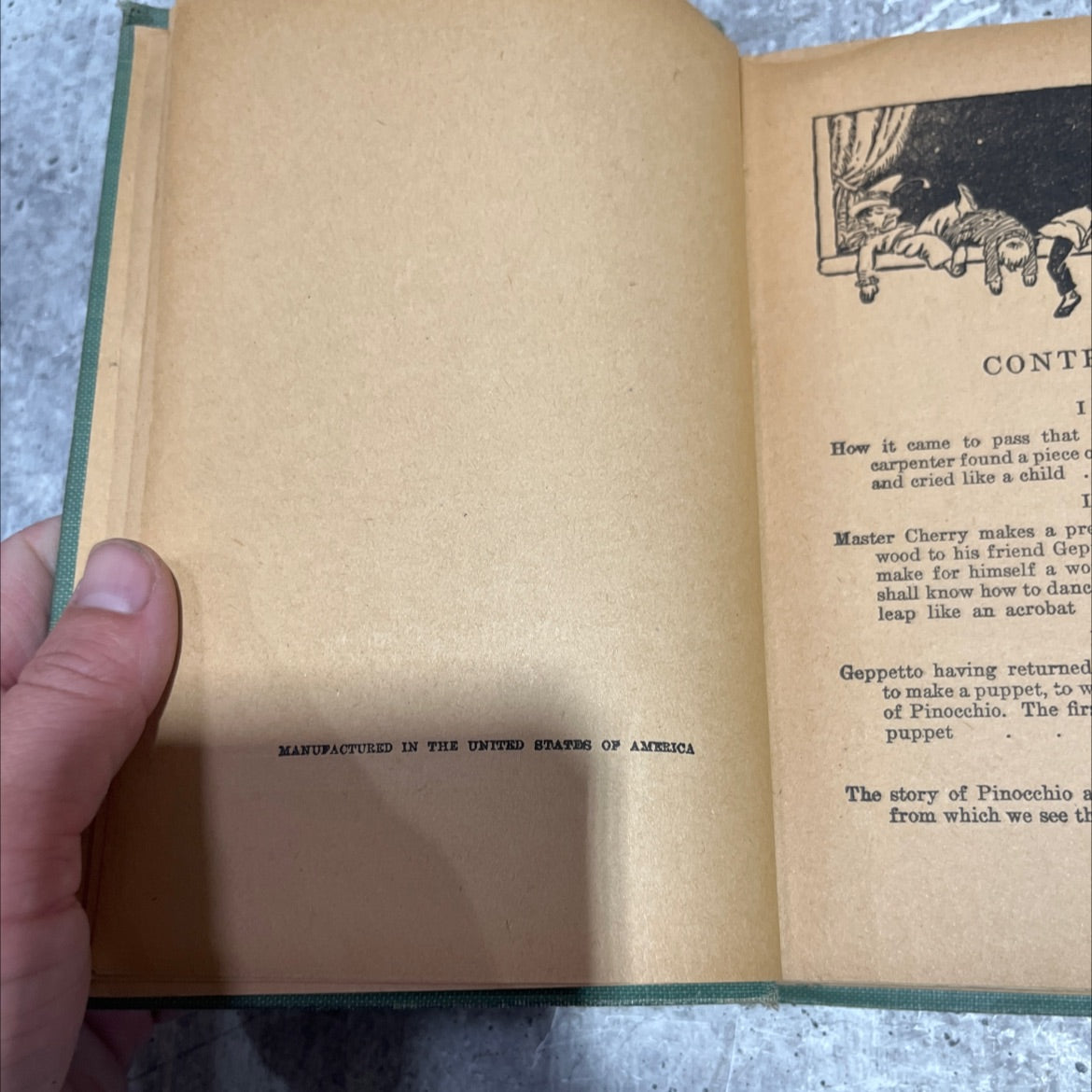 pinocchio book, by carlo collodi, 1970 Hardcover image 3