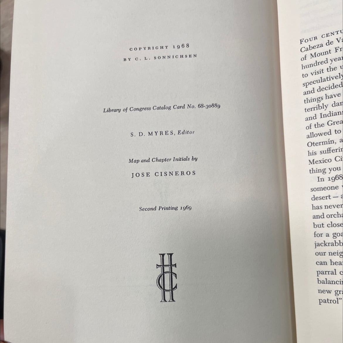 pioneer plaza in 1880 pass of the north four centuries on the rio grande book, by c. l. sonnichsen, 1968 Hardcover image 3