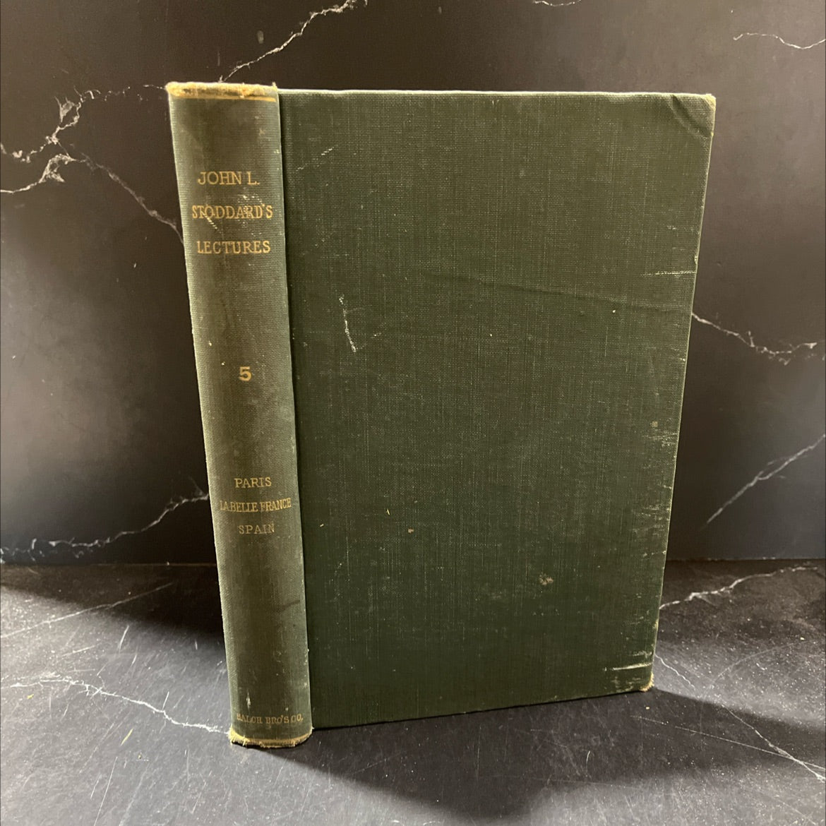 place du chatelet and the seine book, by john l. stoddard, 1908 Hardcover image 1