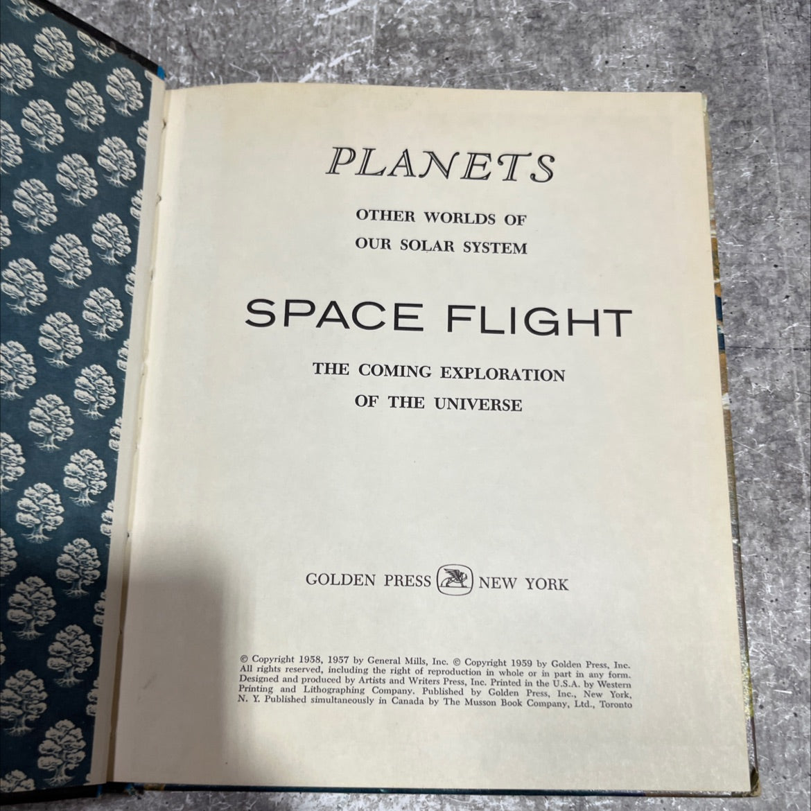 planets other worlds of our solar system book, by otto binder, 1959 Hardcover image 3