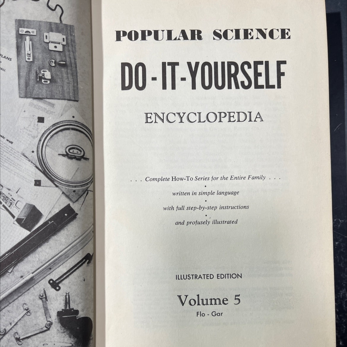 plans all sic wall popular science do-it-yourself encyclopedia illustrated edition volume 5 book, by unknown, 1958 image 2