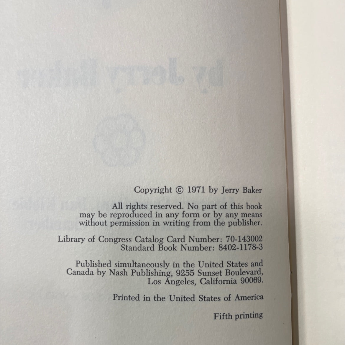 plants are like people book, by jerry baker, 1971 Hardcover image 3