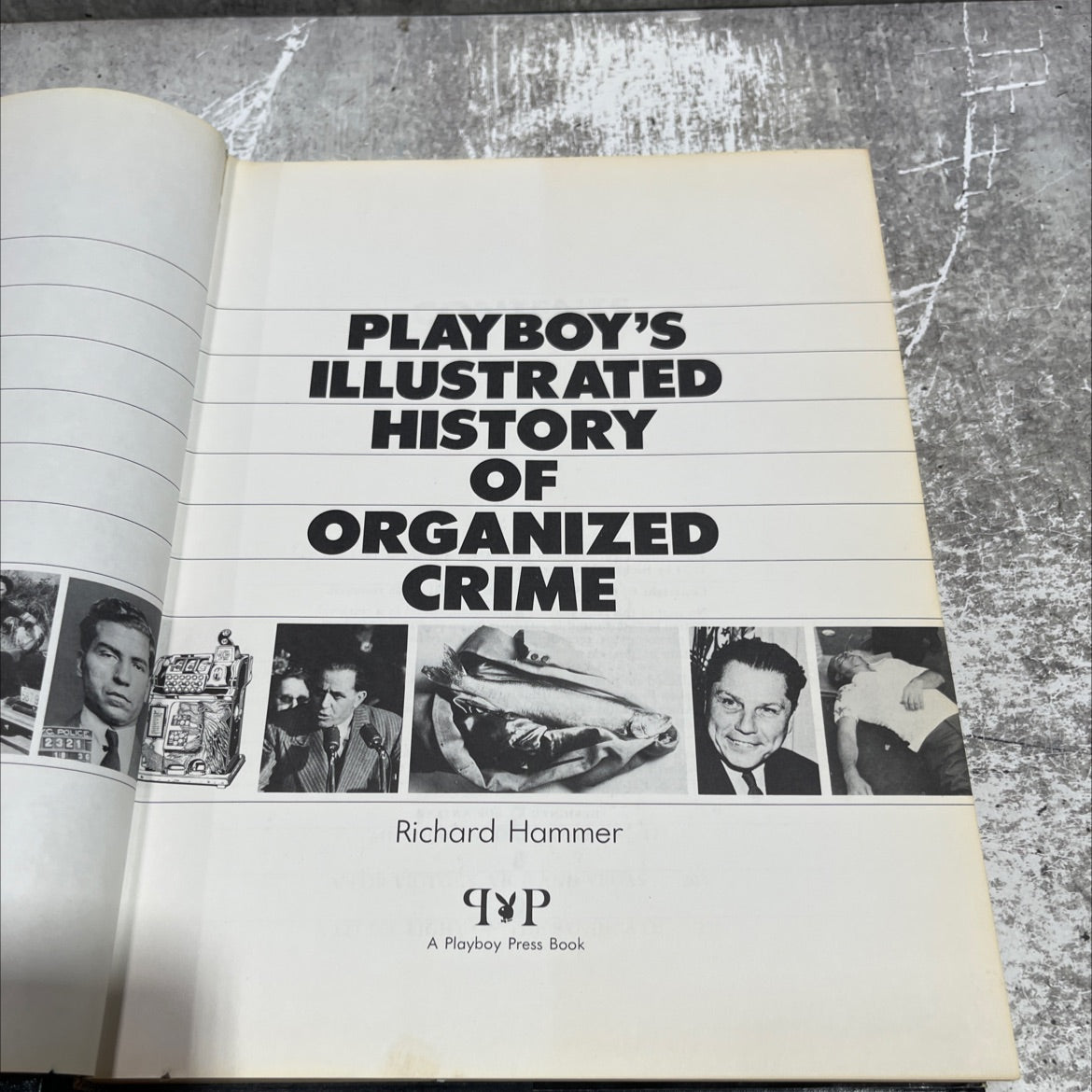 playboy's illustrated history of organized crime book, by Richard Hammer, 1975 Hardcover image 2