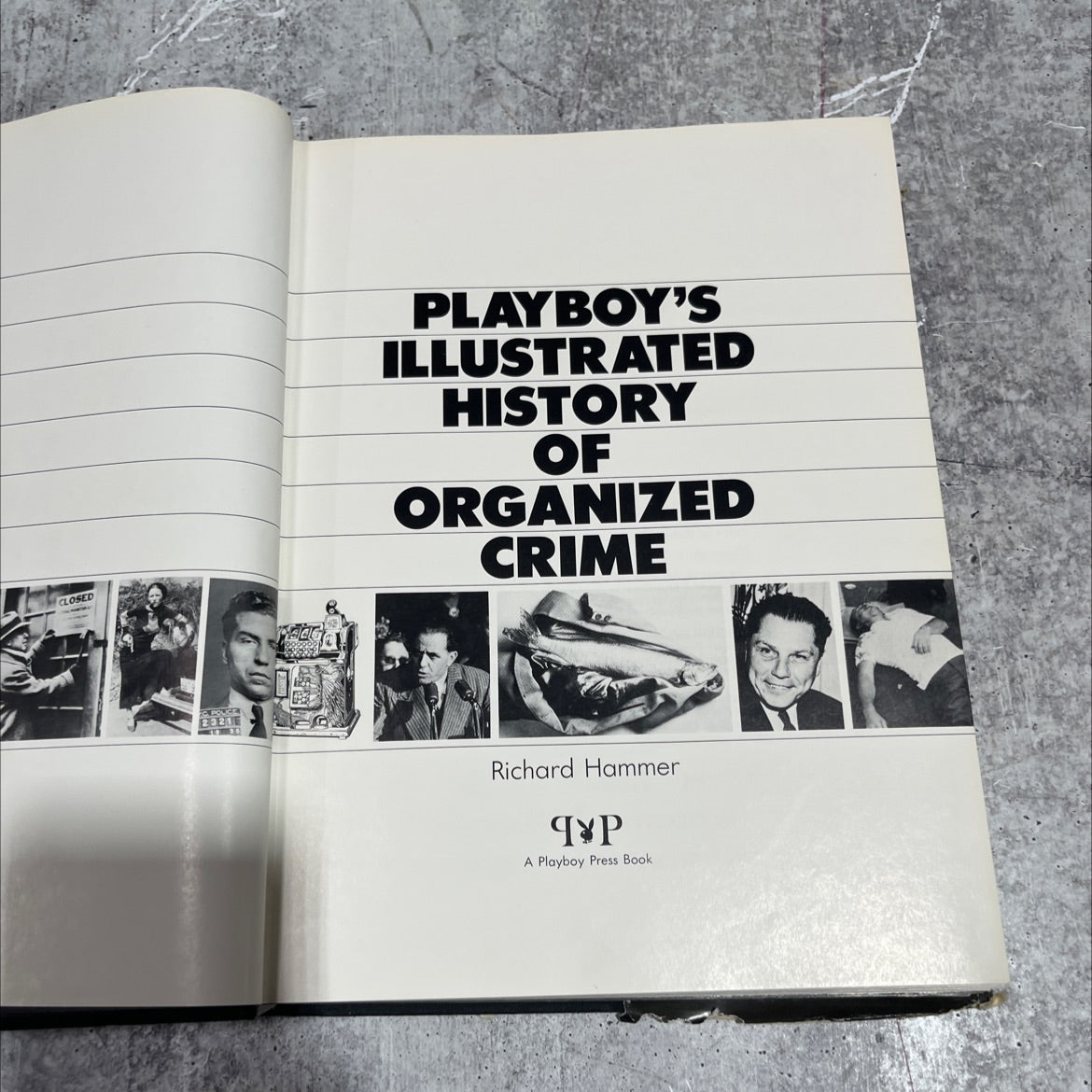 playboy's illustrated history of organized crime book, by Richard Hammer, 1975 Hardcover image 2