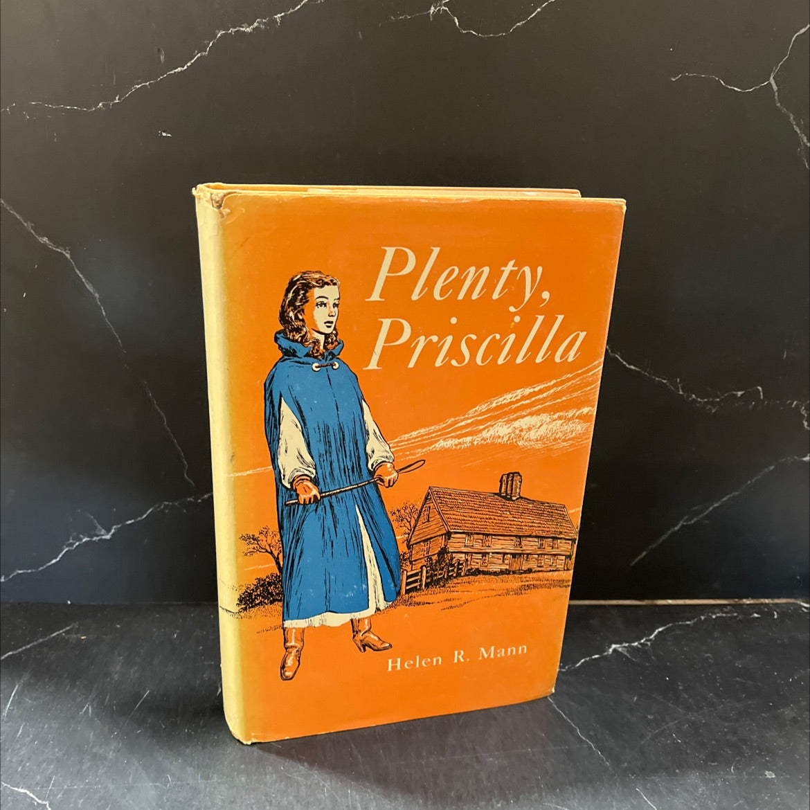 SIGNED plenty, priscilla book, by Helen R. Mann, 1956 Hardcover, First Edition, Rare, Vintage image 1