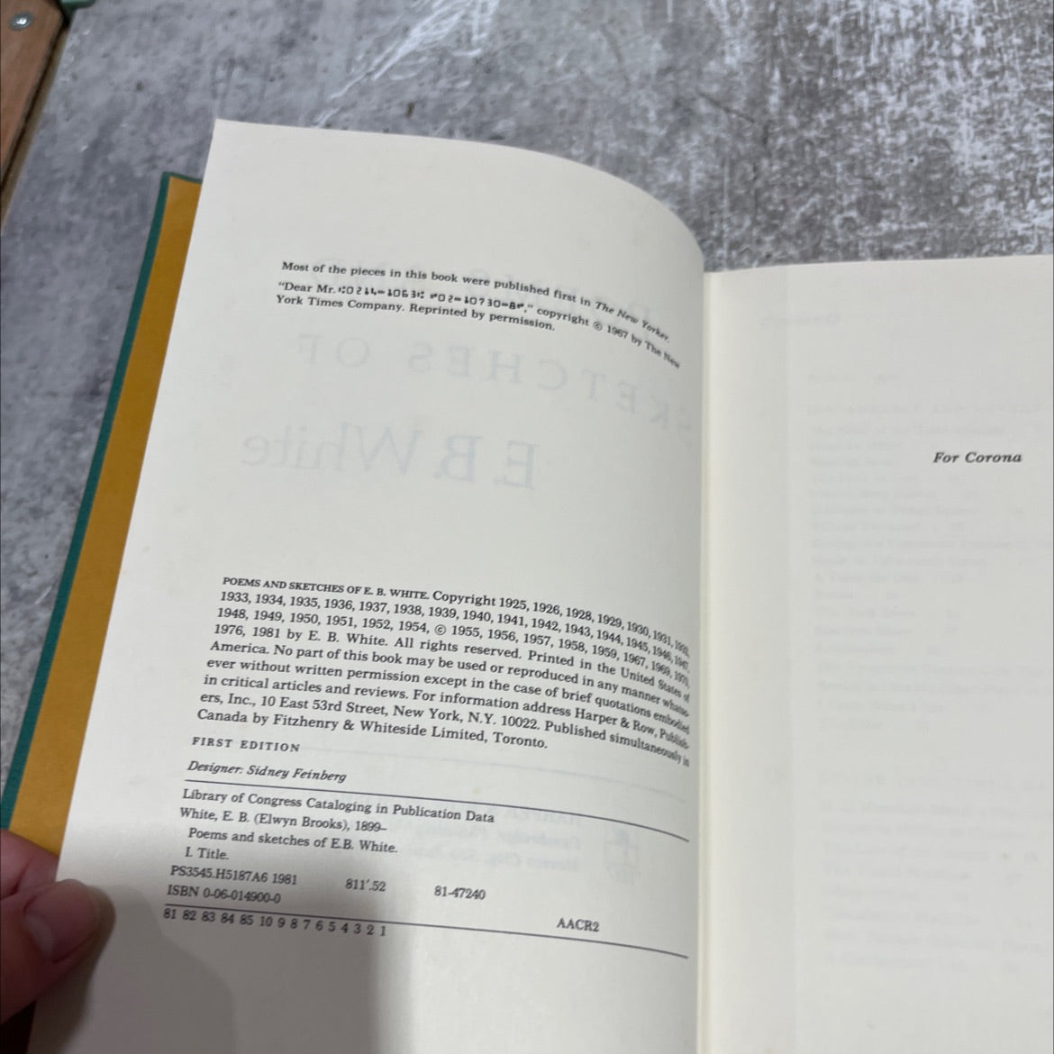 poems and sketches of e. b. white book, by E. B. White, 1981 Hardcover image 3