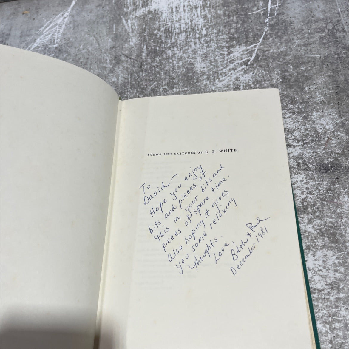poems and sketches of e. b. white book, by E. B. White, 1981 Hardcover image 4
