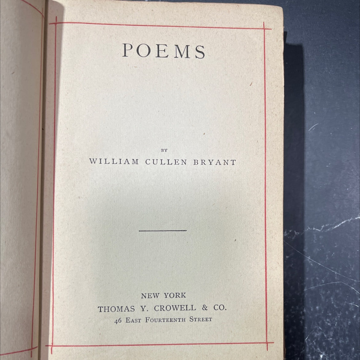 poems by william cullen bryant book, by william cullen bryant, unknown Hardcover image 2