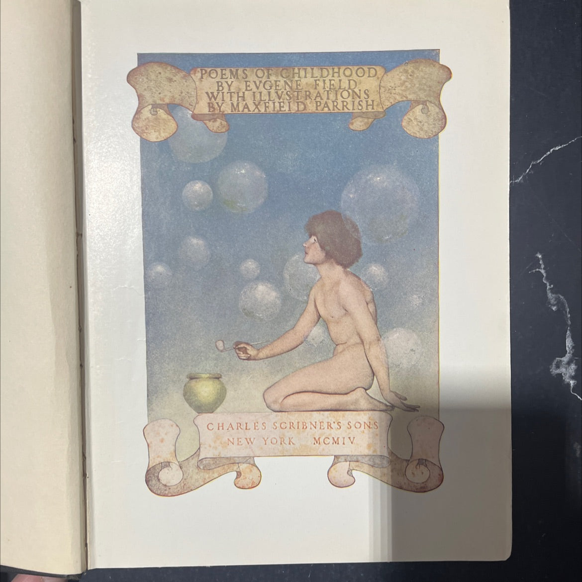 poems of childhood book, by evgene field, 1922 Hardcover image 2