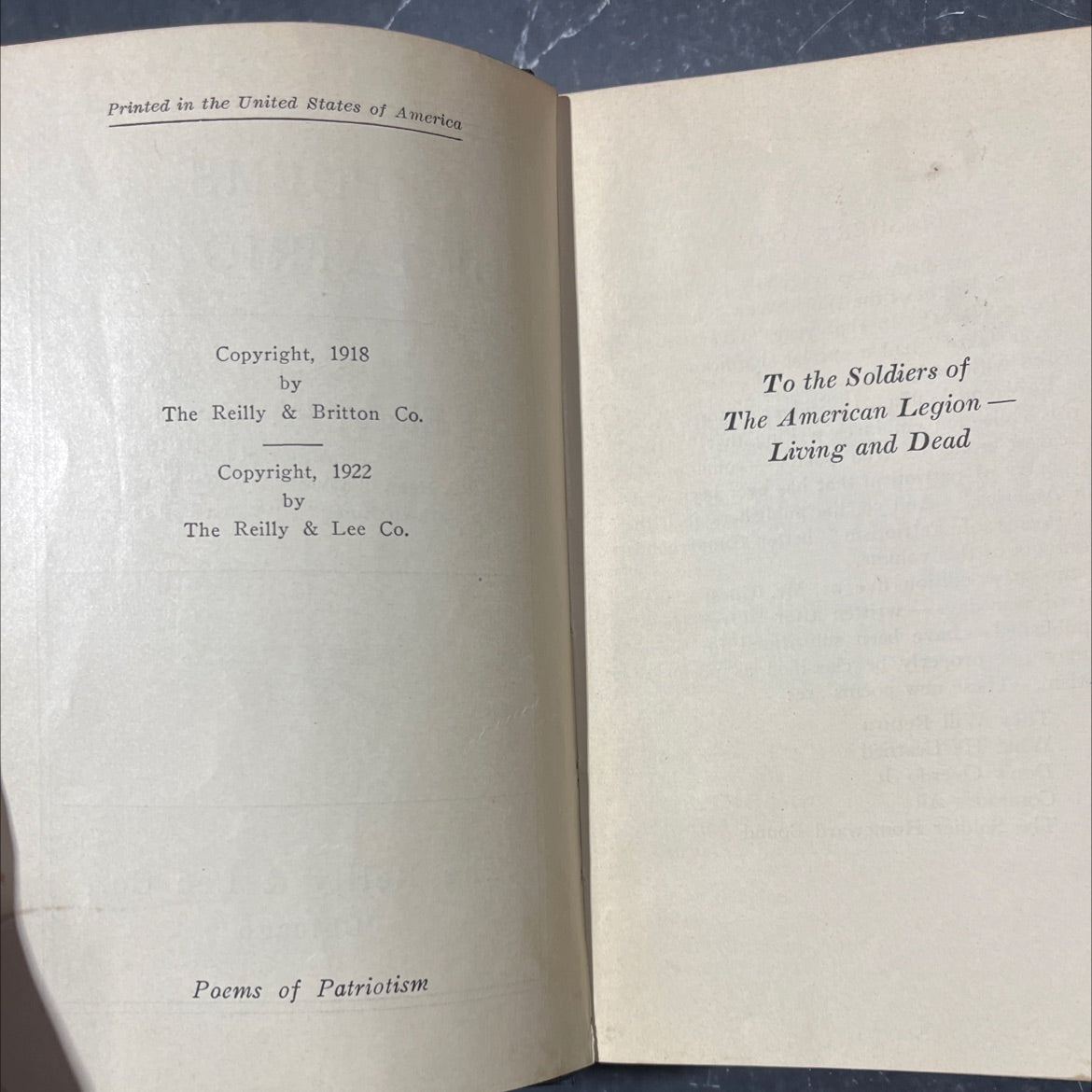 poems of patriotism book, by edgar a. guest, 1922 Hardcover image 3
