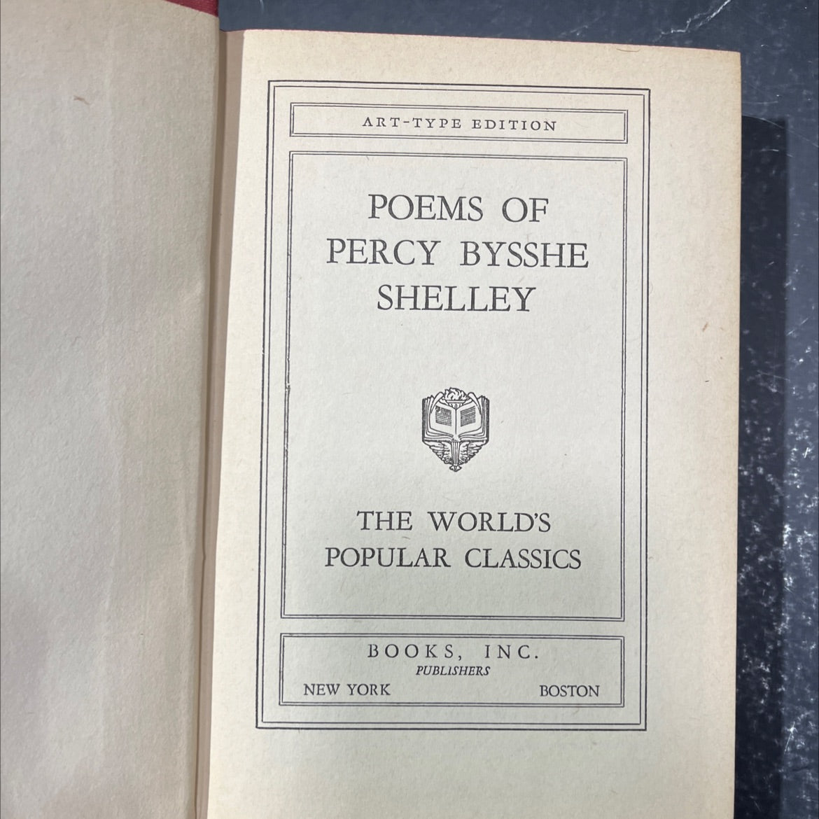 poems of percy bysshe shelley book, by Percy Bysshe Shelley, 1970 Hardcover image 2