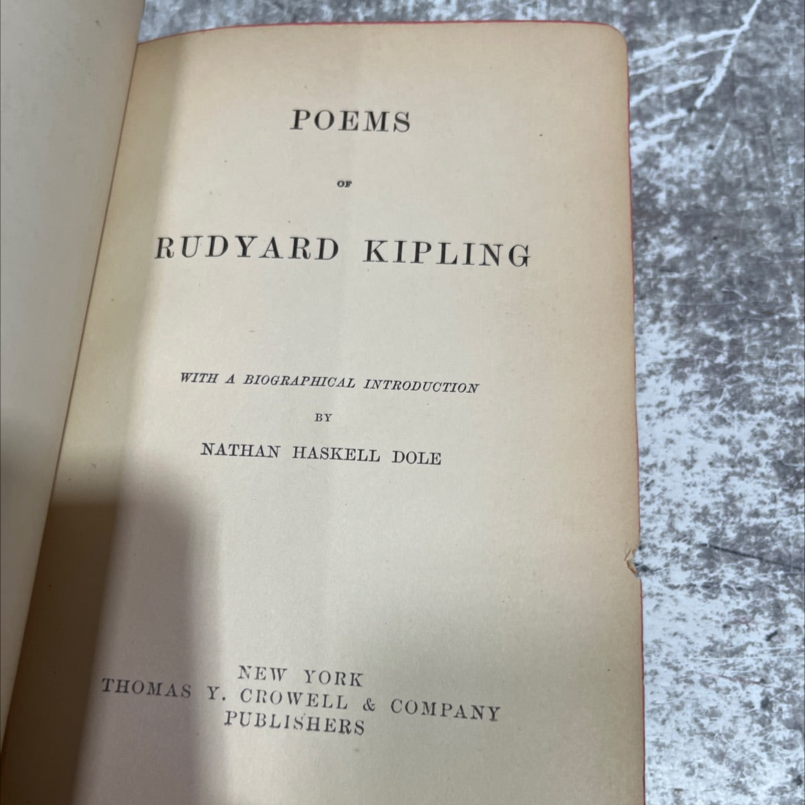poems of rudyard kipling book, by rudyard kipling, 1970 Leather image 3