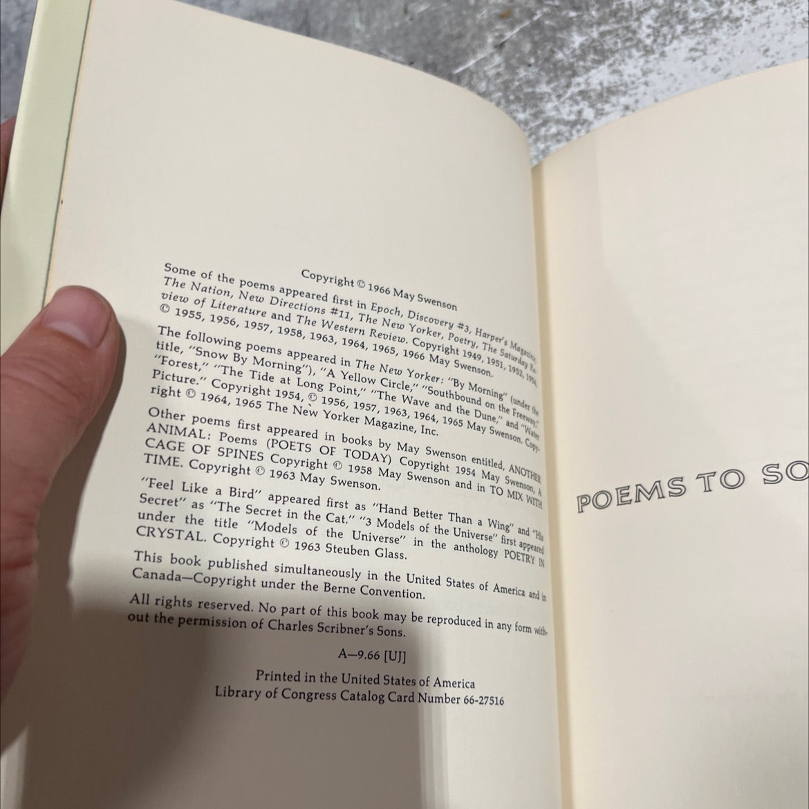 poems to solve book, by May Swenson, 1966 Hardcover image 3