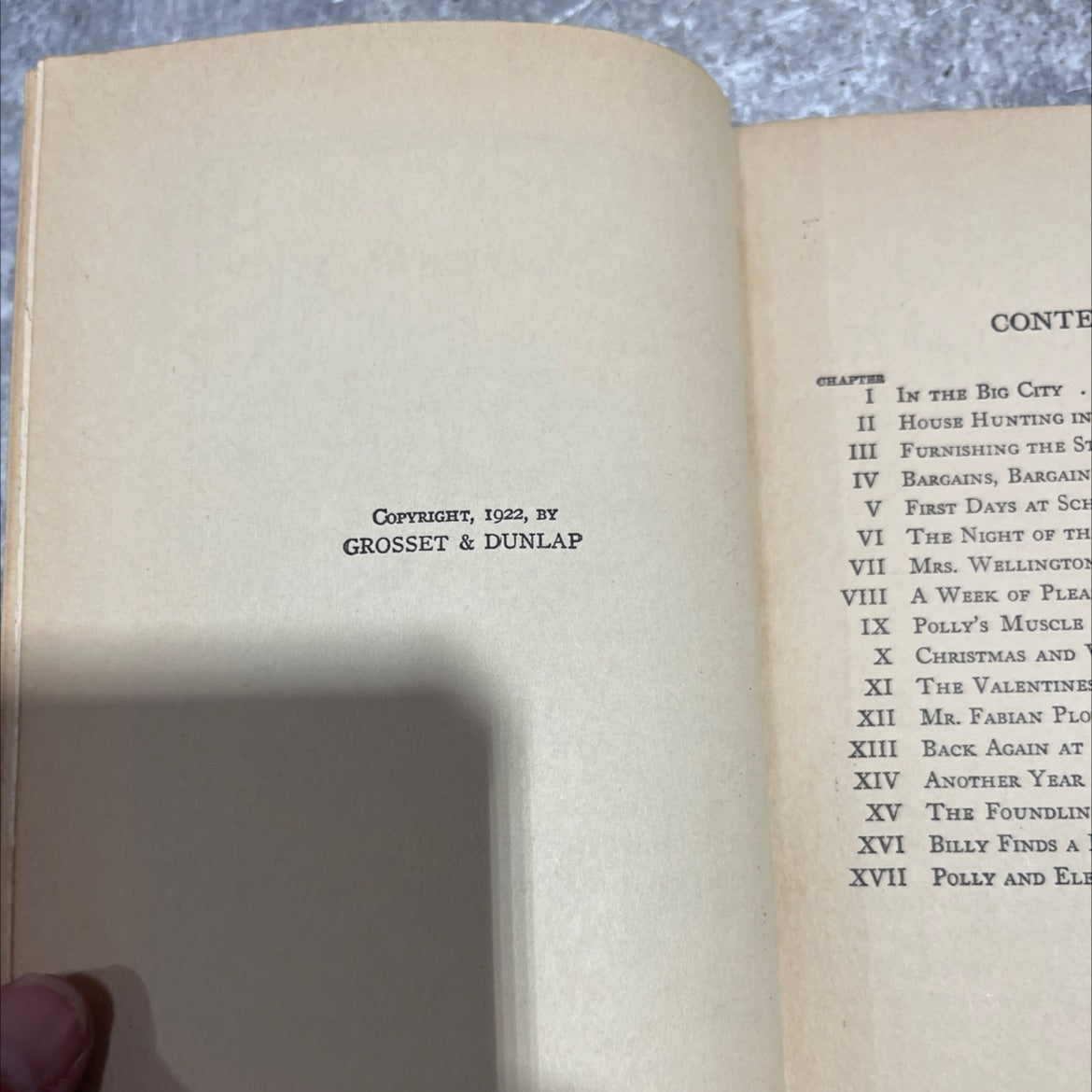 polly in new york book, by lillian elizabeth roy, 1922 Hardcover image 3