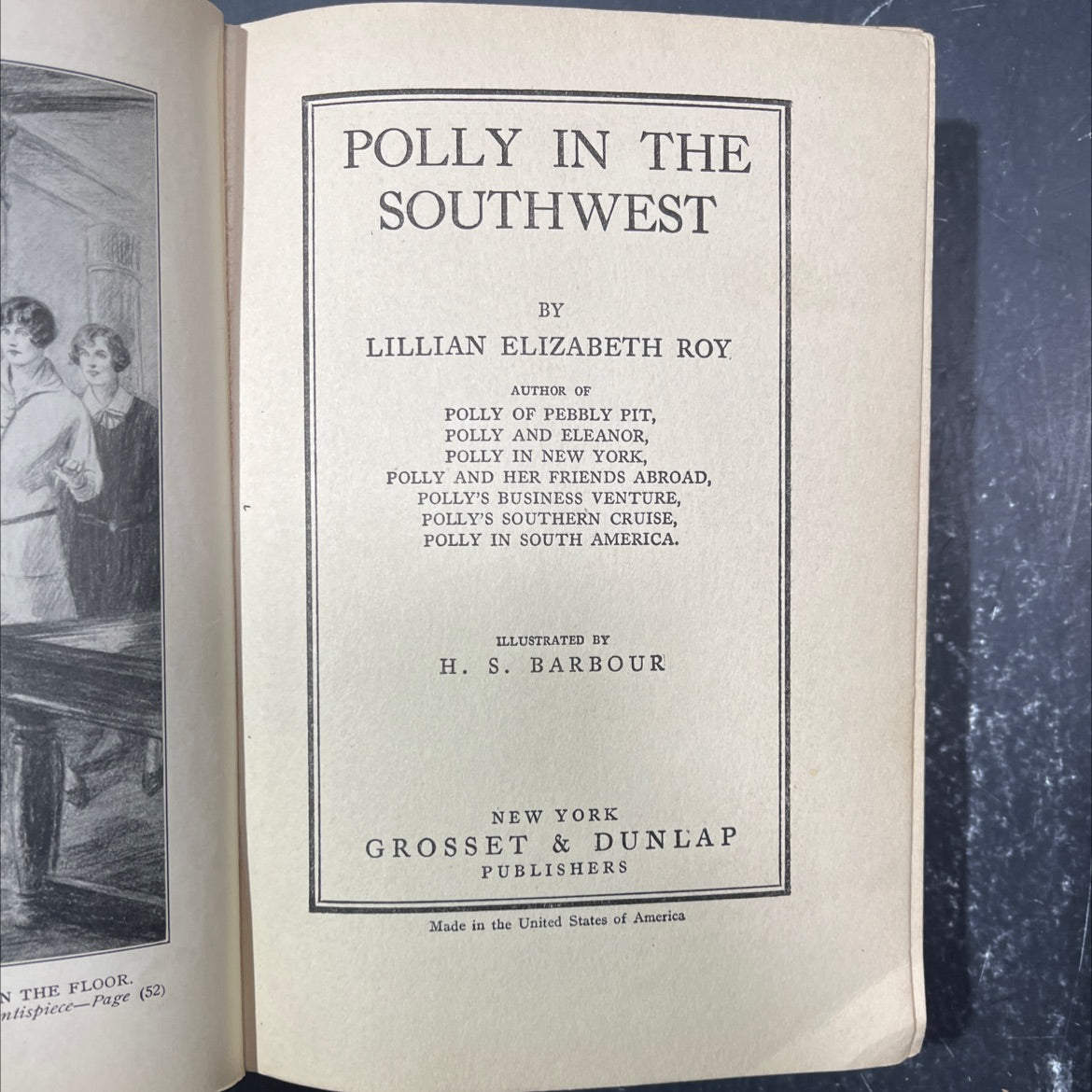 polly in the southwest book, by lillian elizabeth roy, 1925 Hardcover image 2