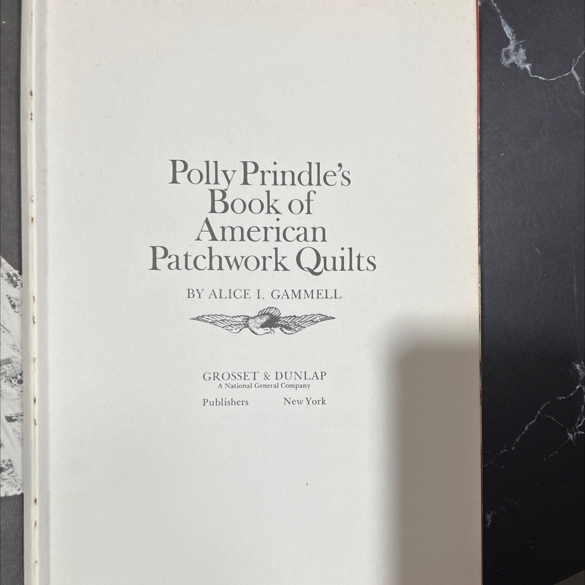polly prindle's book of american patchwork quilts book, by alice i. gammell, 1973 Hardcover image 2