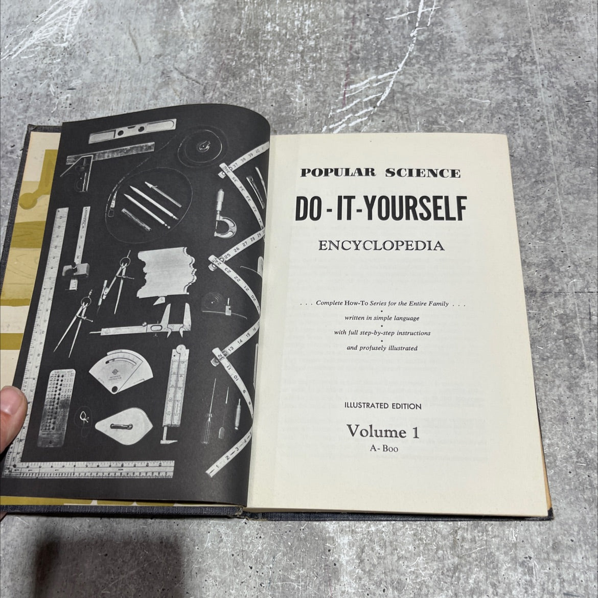 popular science do-it-yourself encyclopedia book, by unknown, 1961 Hardcover image 2