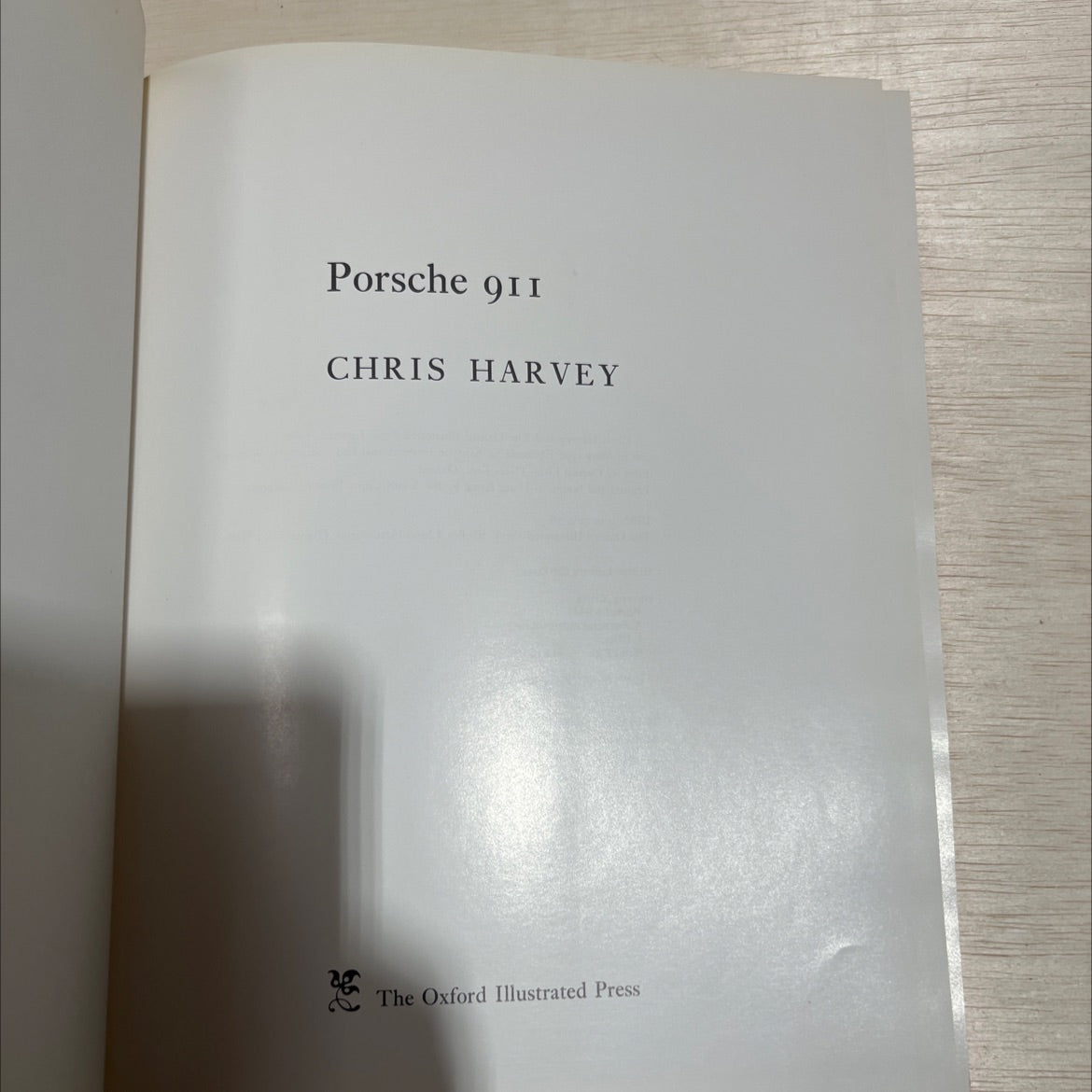 porsche 911 book, by chris harvey, 1980 Hardcover image 2