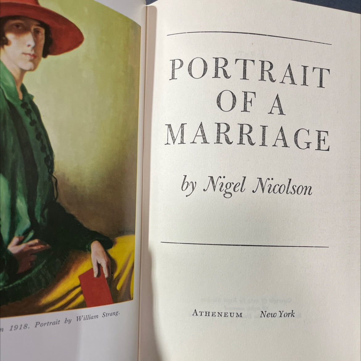 portrait of a marriage book, by Nigel Nicolson, 1973 Hardcover image 2
