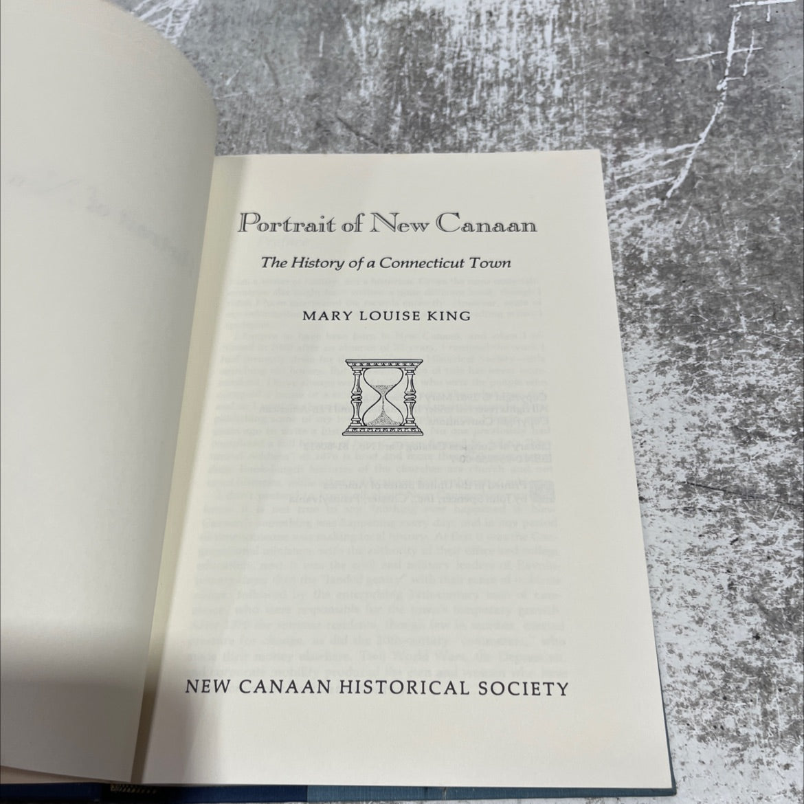 portrait of new canaan the history of a connecticut town book, by mary louise king, 1981 Hardcover image 2