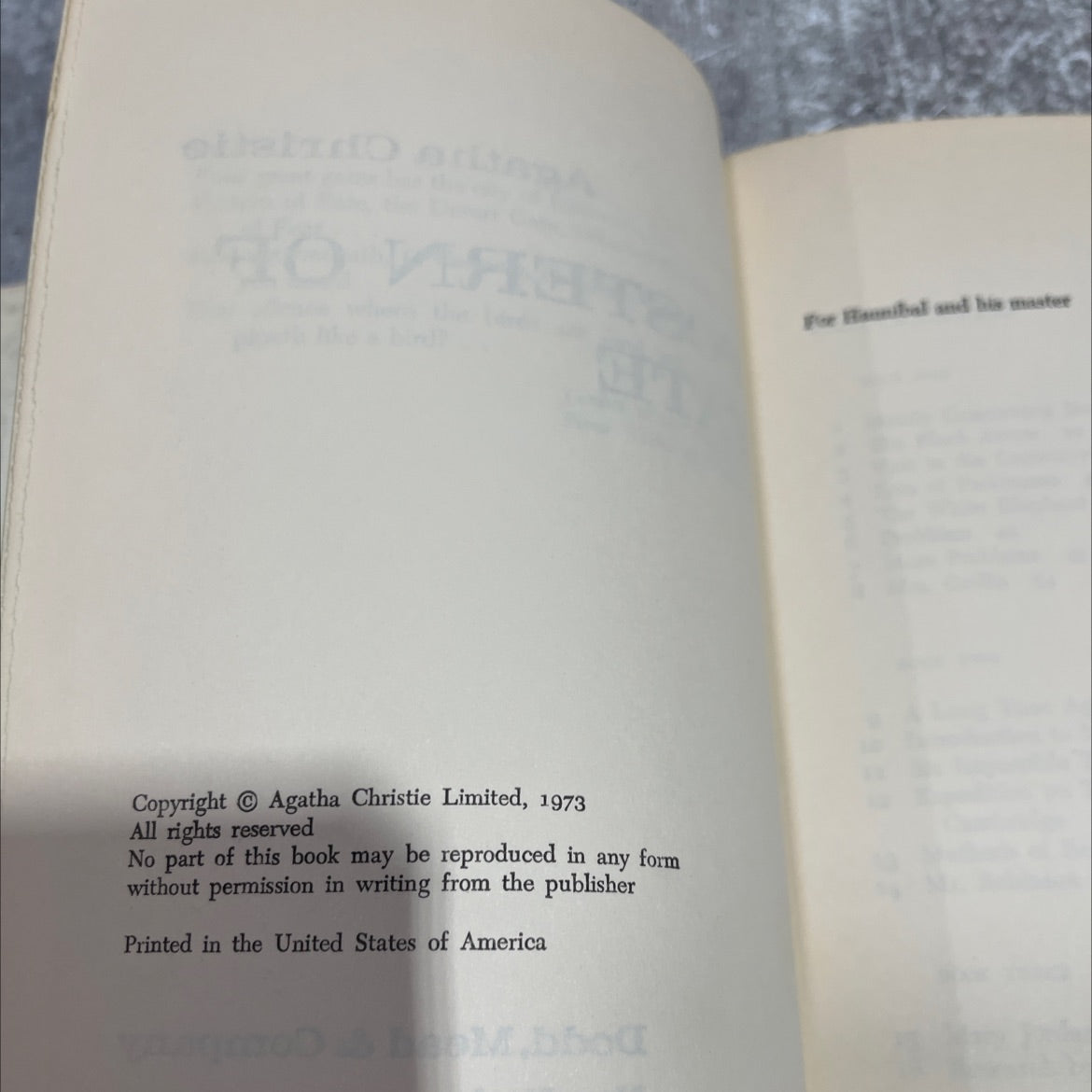postern of fate book, by agatha christie, 1973 Hardcover image 3