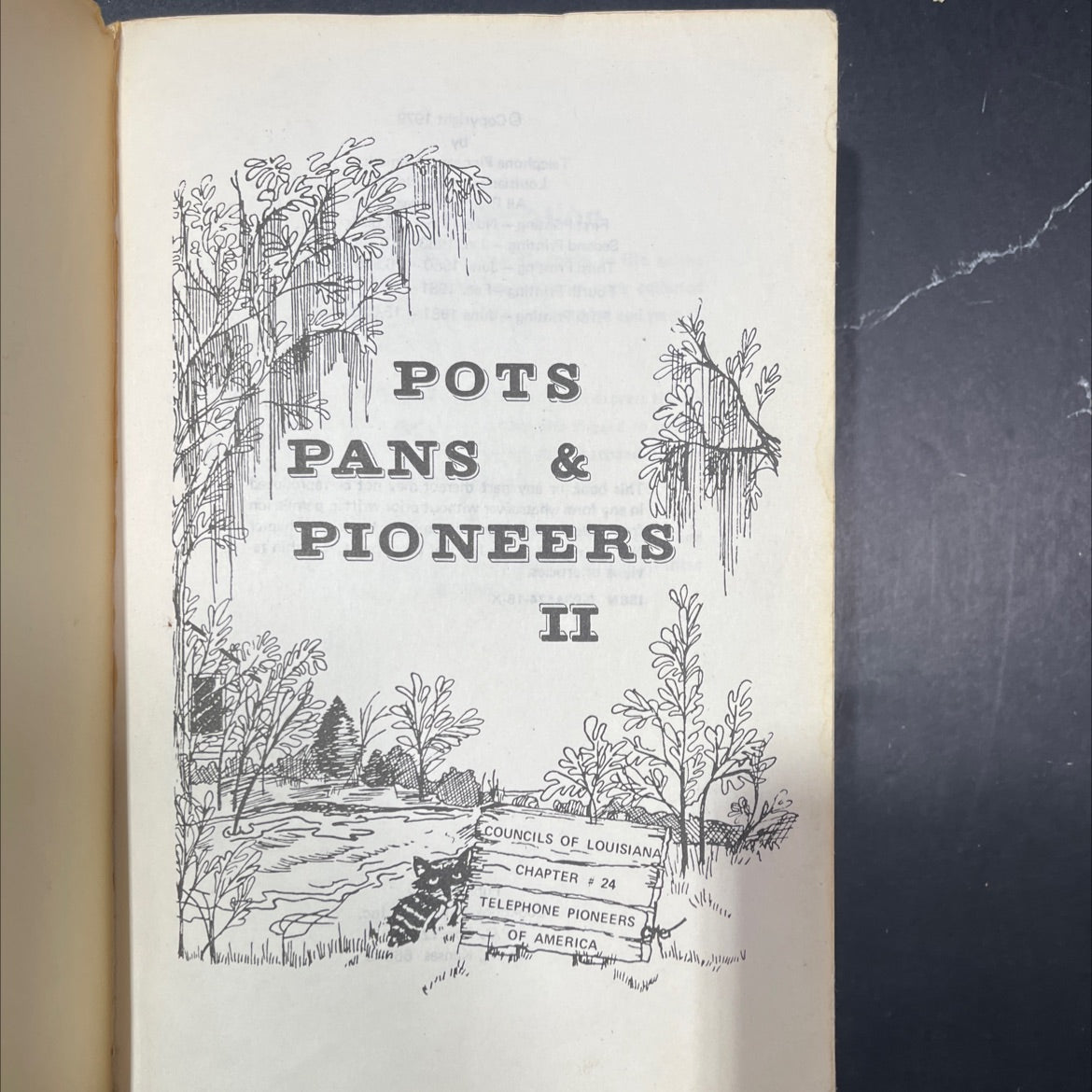 pots pans & pioneers book, by Marilou Bridges, 1981 Hardcover image 2