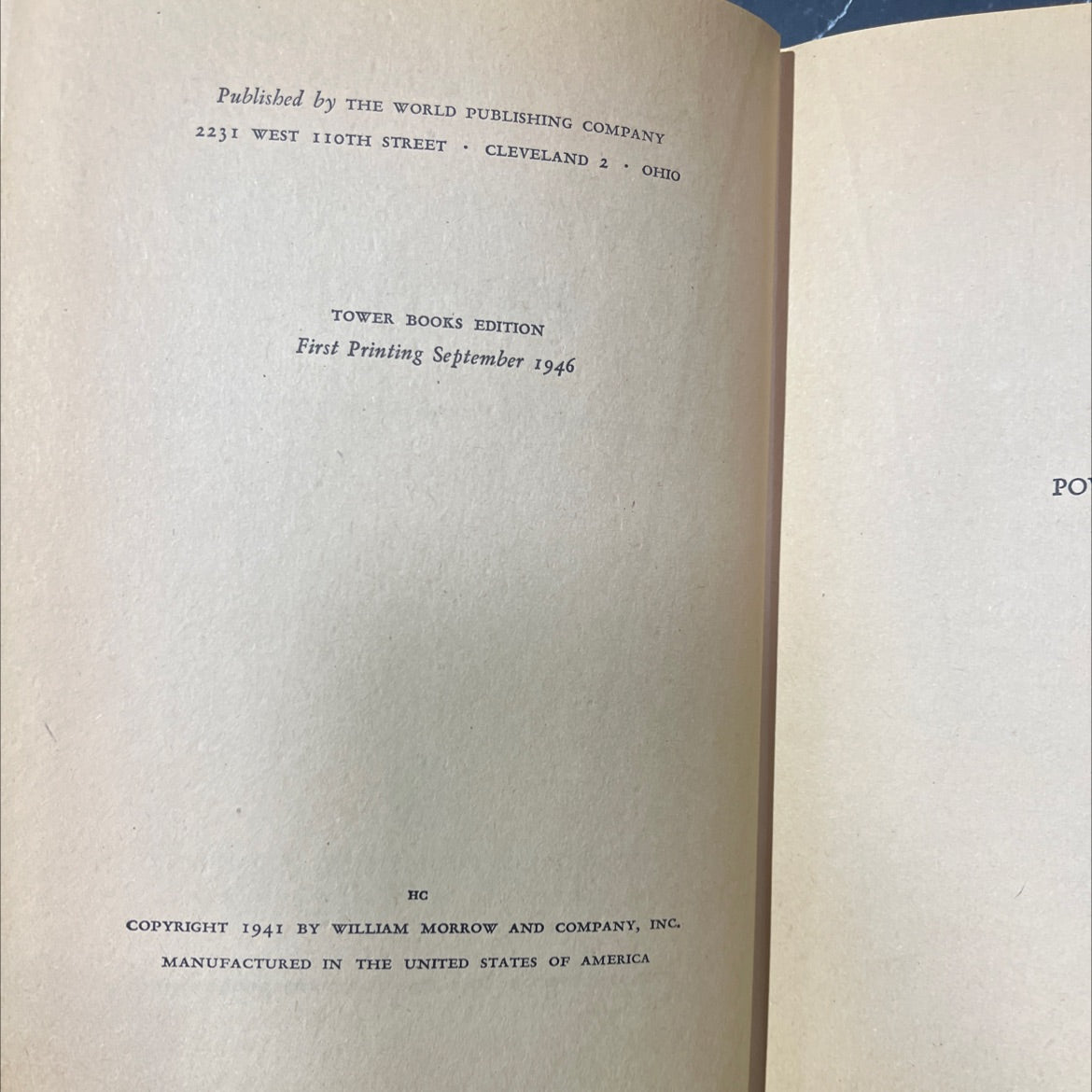 powder valley pay-off book, by peter field, 1946 Hardcover image 3