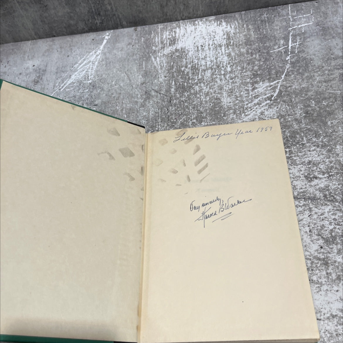 SIGNED power to manage yourself book, by harold blake walker, 1955 Hardcover, First Edition image 4