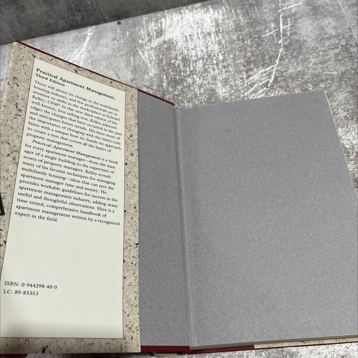 practical apartment management book, by Edward N. Kelley, 1990 Hardcover image 4