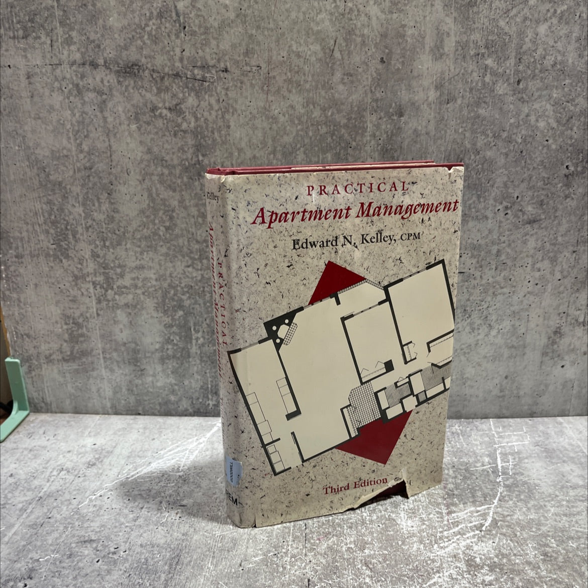practical apartment management book, by Edward N. Kelley, 1990 Hardcover image 1