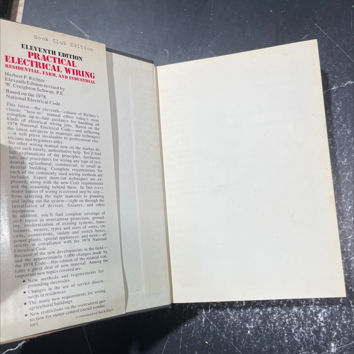 practical electrical wiring residential, farm, and industrial book, by h. p. richter, 1978 Hardcover image 4