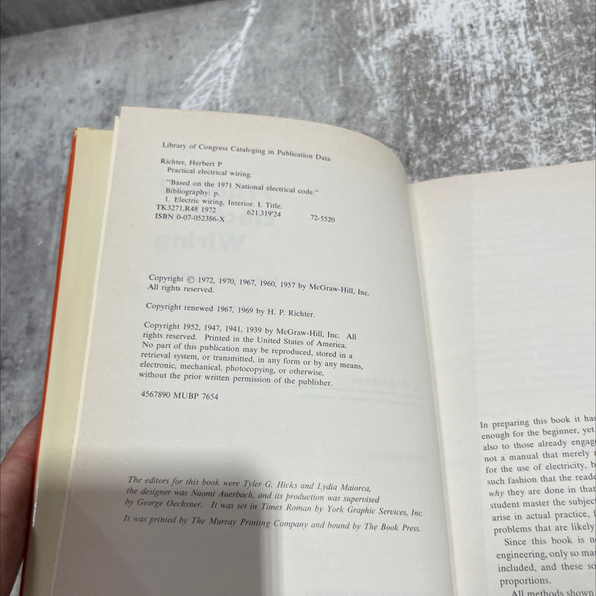 practical electrical wiring book, by H. P. Richter, 1972 Hardcover image 3