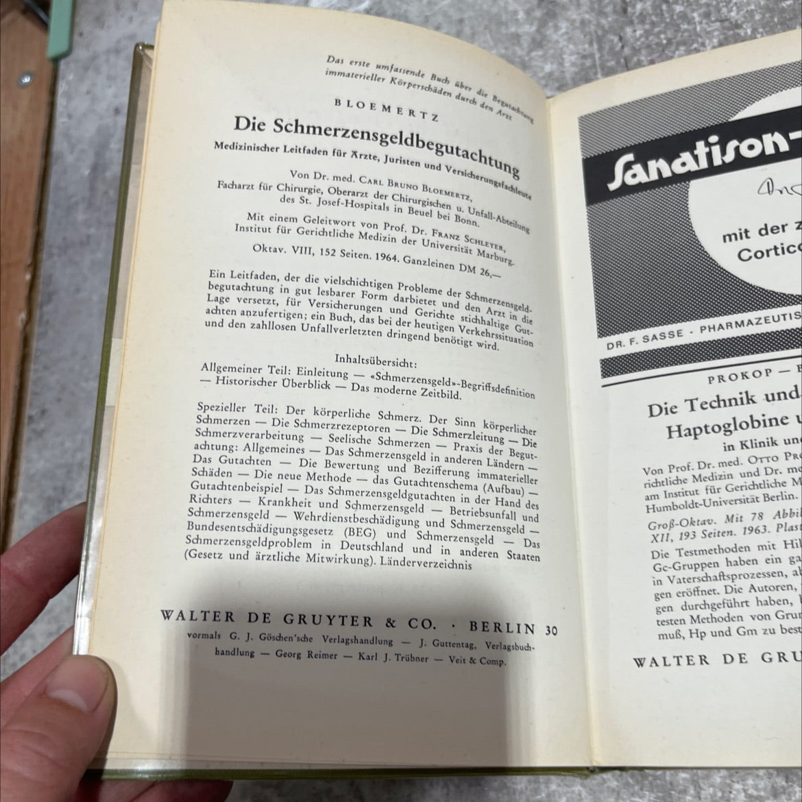 practical gynecology for students and doctors book, by willibald pschyrembel, 1964 Hardcover image 3