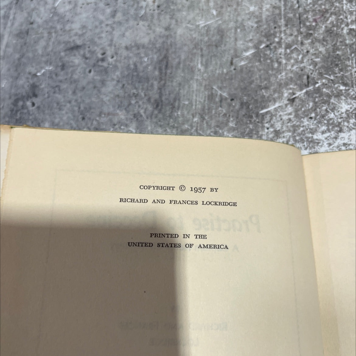 practise to deceive a captain heinrich mystery book, by richard and frances lockridge, 1957 Hardcover image 3