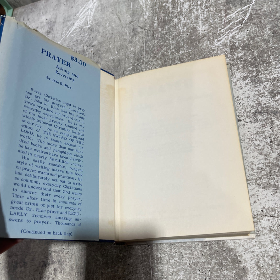 prayer asking and receiving book, by evangelist john r. rice, d.d., litt.d., 1970 Hardcover image 4