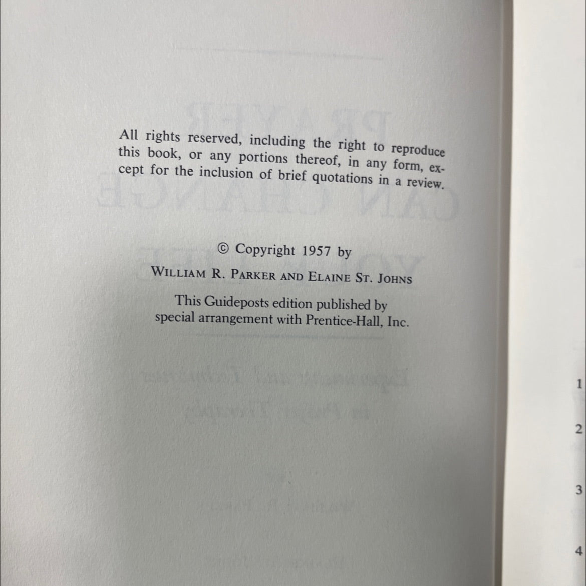 prayer can change your life experiments and techniques in prayer therapy book, by william r. parker and elaine st. image 3